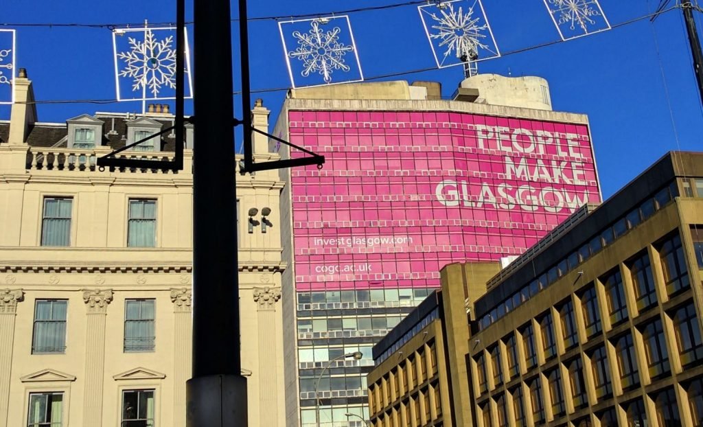 Glasgow is the largest of the cities of Scotland