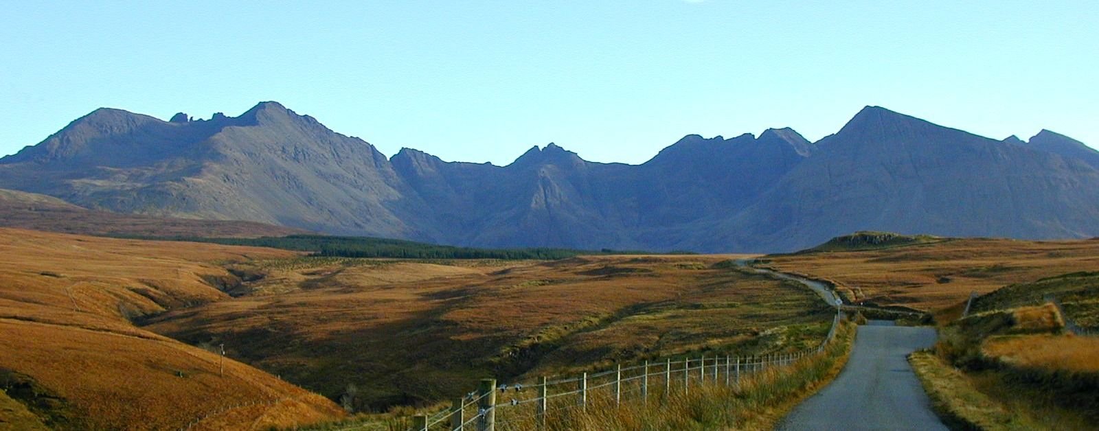 Cuillin Hills from the Glen Brittle road