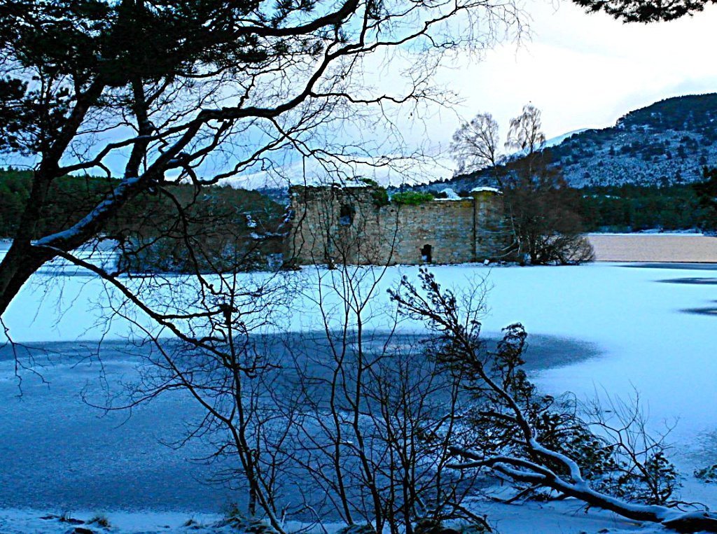 Loch an Eilean Castle - January