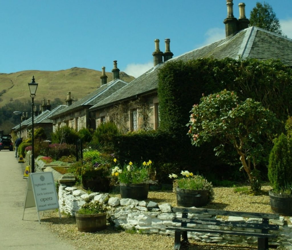 The popular village of Luss