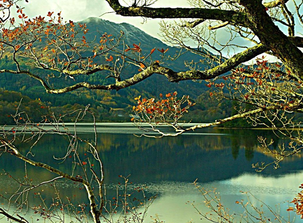 Loch Achray, Trossachs in autumn