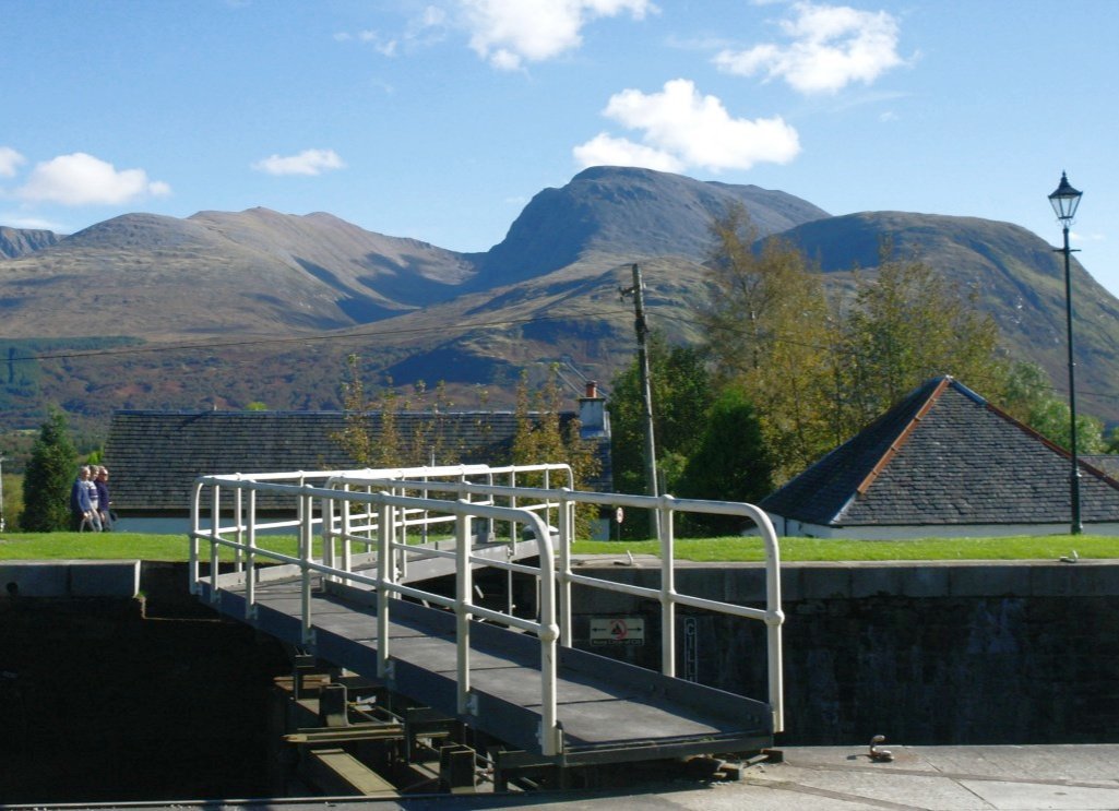 Ben Nevis from Neptune's Staircase