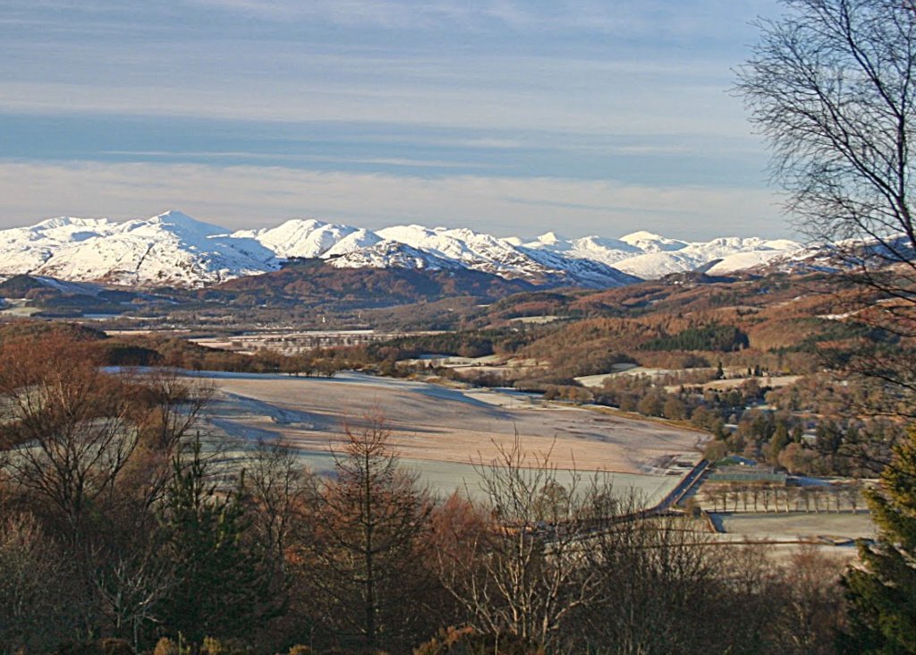 View west from Knock Hill, Crieff