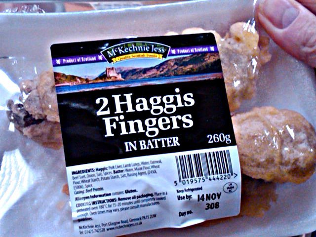 Haggis Fingers. What?