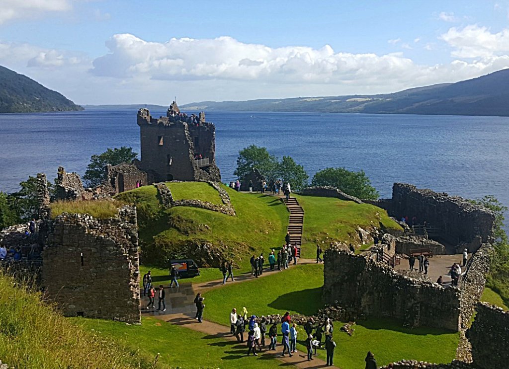 Urquhart Castle - often a must see on a seven day tour of Scotland