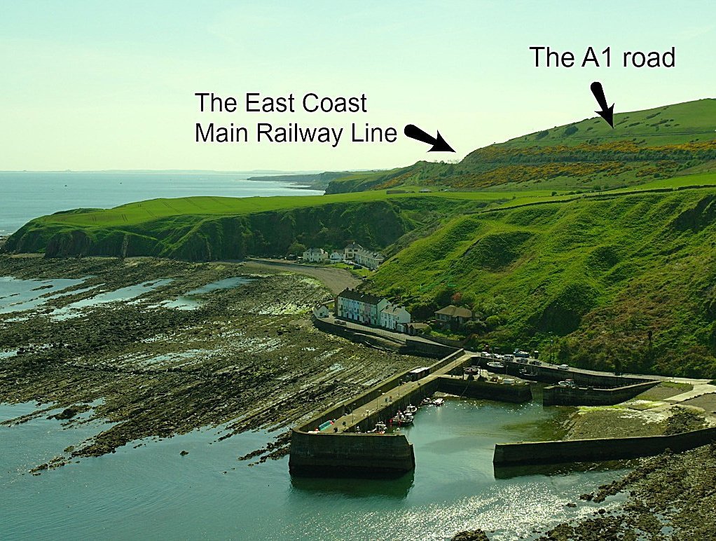 East Scotland coastal walks start with the cliff walk from Burnmouth to Eyemouth.