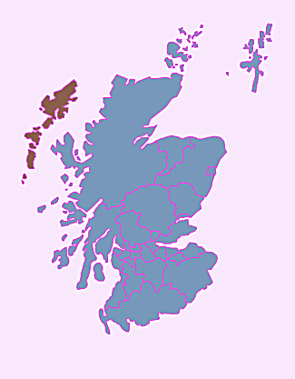Outer Hebrides location