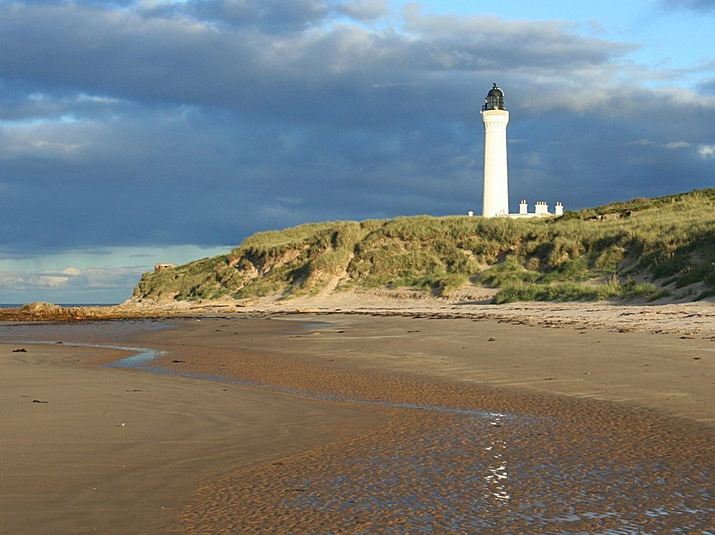 Covesea Skerries Lighthouse, by Lossiemouth, Moray.