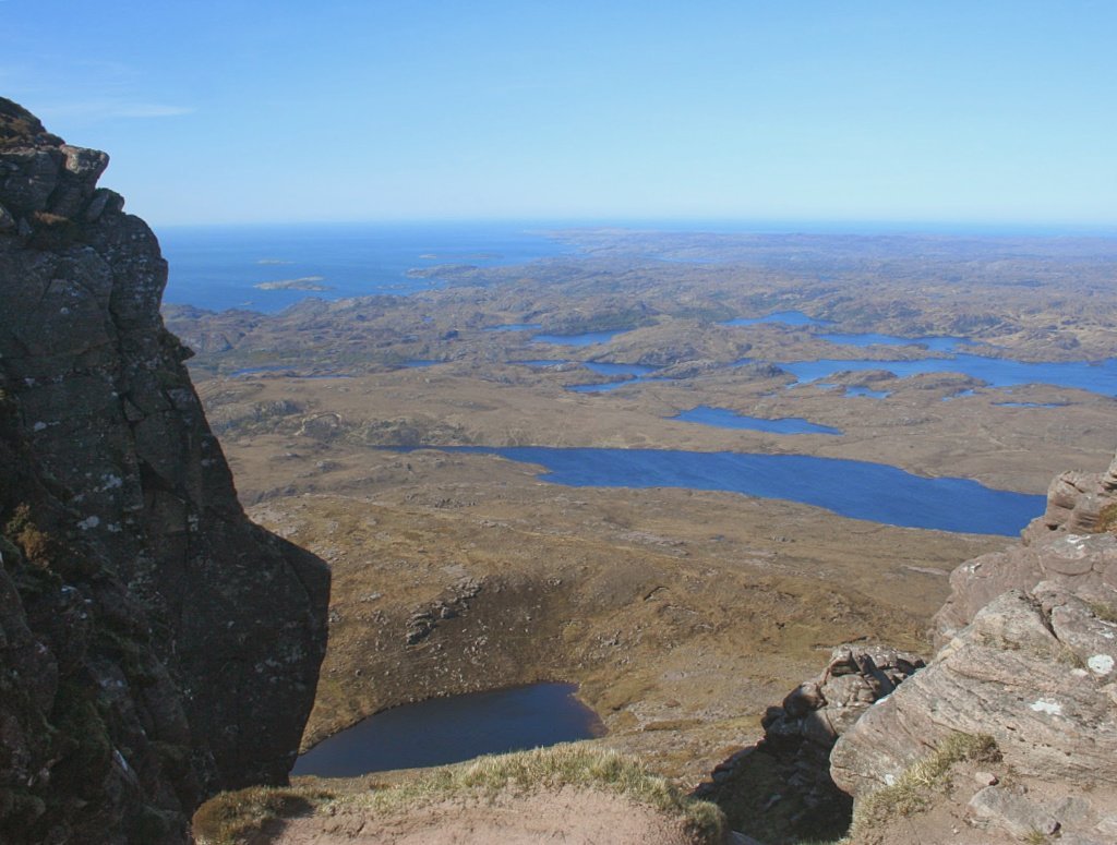 Western seaboard from Stac Pollaidh
