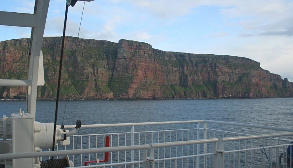 Cliffs of Hoy from the Scrabster/Stromness ferry. Cliffs of Hoy from the Scrabster/Stromness ferry.