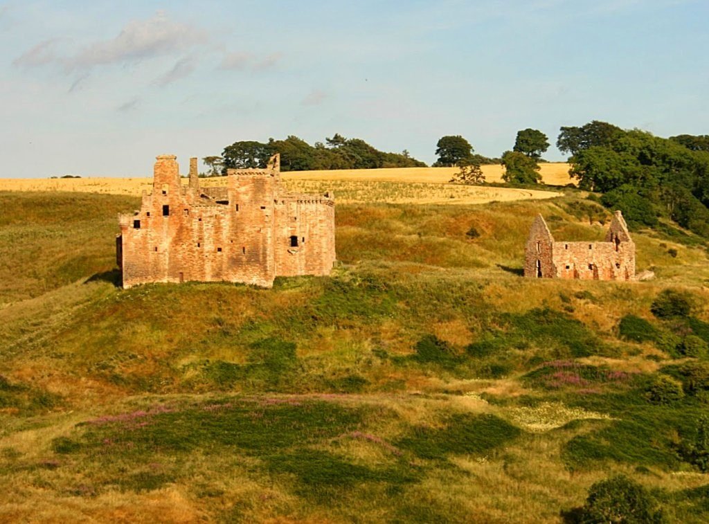 Crichton Castle in Midlothian. Crichton Castle in Midlothian.