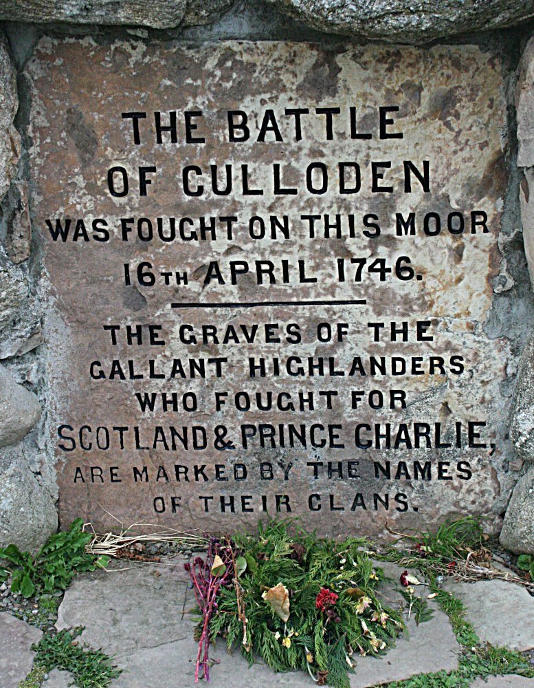 Memorial Cairn at the battlefield of Culloden near Inverness Memorial Cairn at the battlefield of Culloden near Inverness