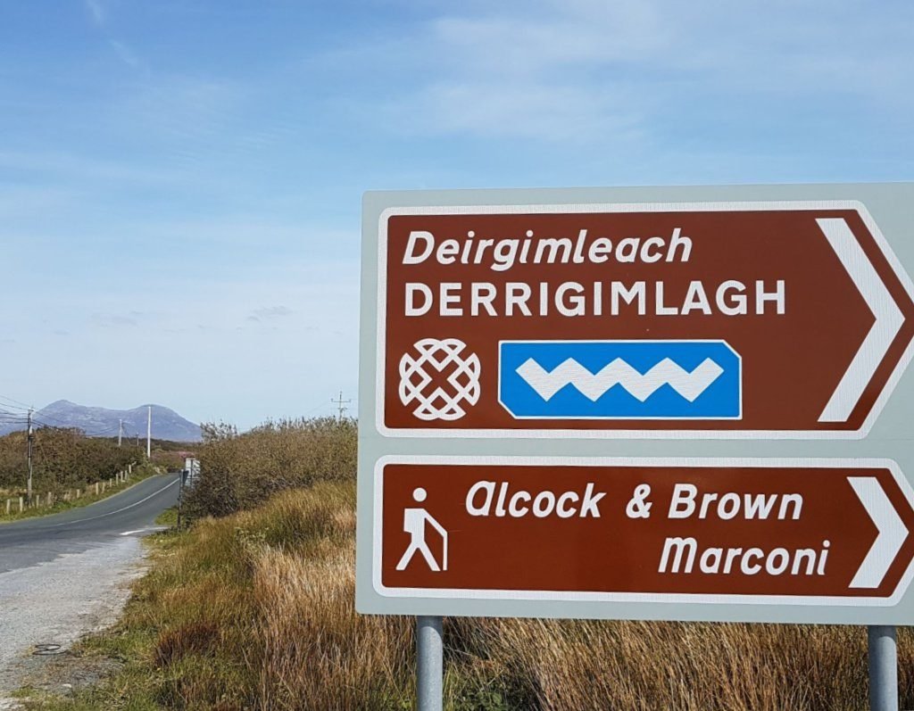Derrigimlagh, Marconi and Alcock and Brown Derrigimlagh, Marconi and Alcock and Brown