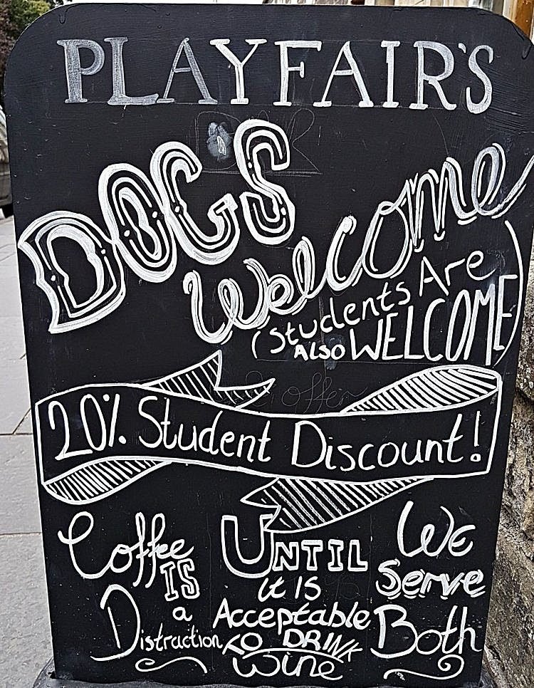 Dogs welcome in St Andrews Dogs welcome in St Andrews