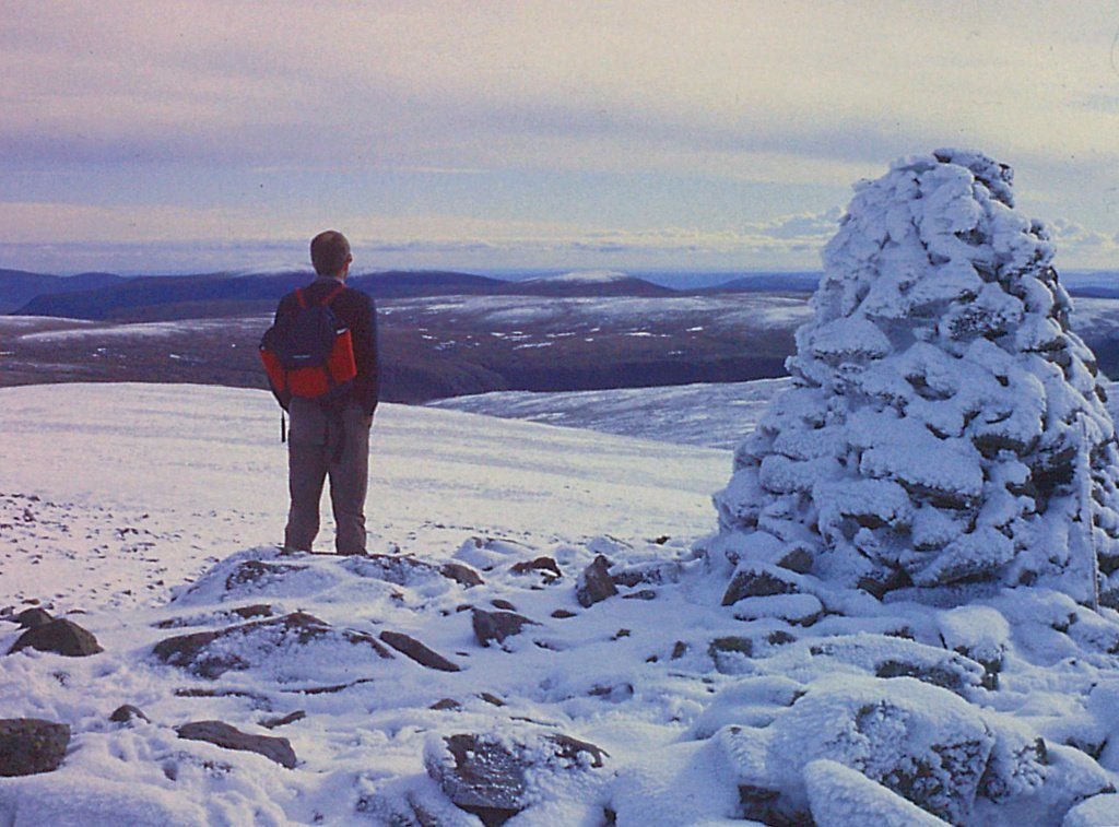 Spring snow in the Glenshee hills Spring snow in the Glenshee hills