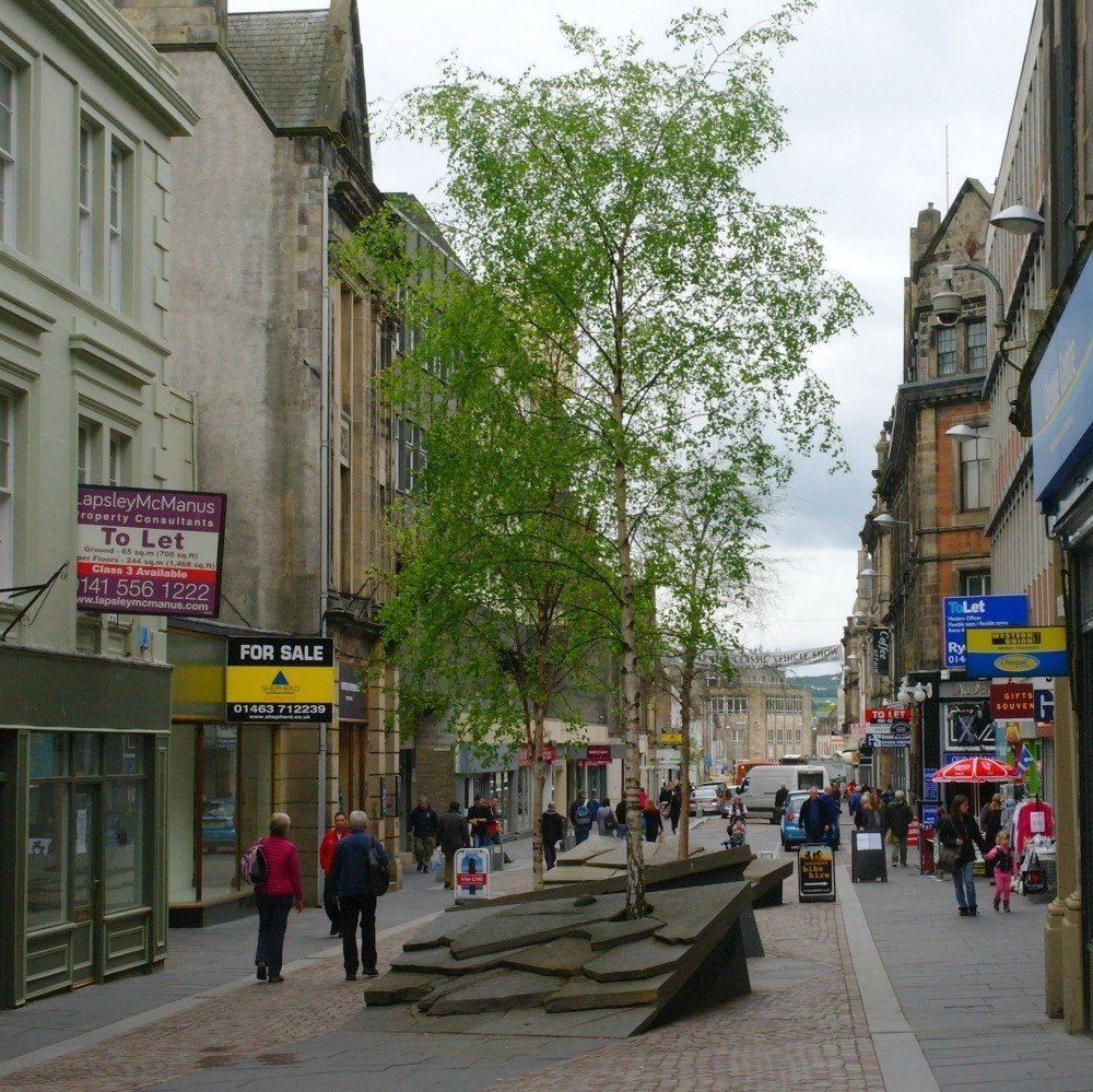 Inverness street scene Inverness street scene