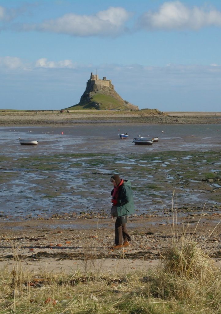 A very cold day on Lindisfarne A very cold day on Lindisfarne
