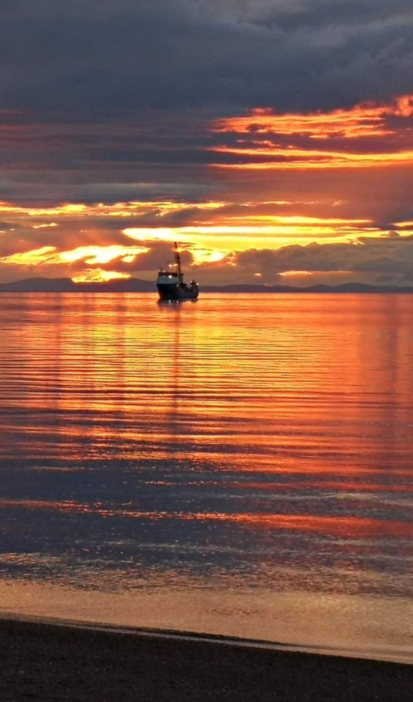Midsummer sunset, Moray Firth Midsummer sunset, Moray Firth