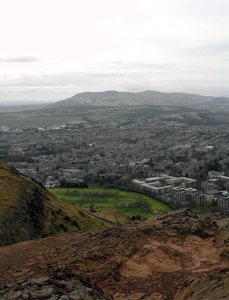 Pentlands in winter from Arthur's Seat, Edinburgh Pentlands in winter from Arthur's Seat, Edinburgh