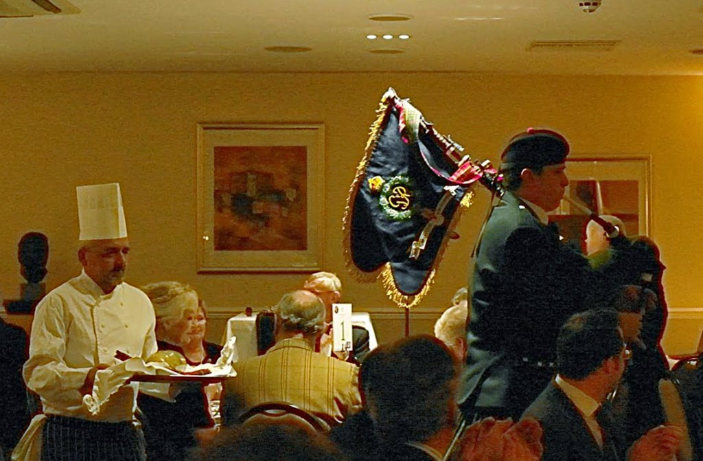 Piping in the haggis Piping in the haggis