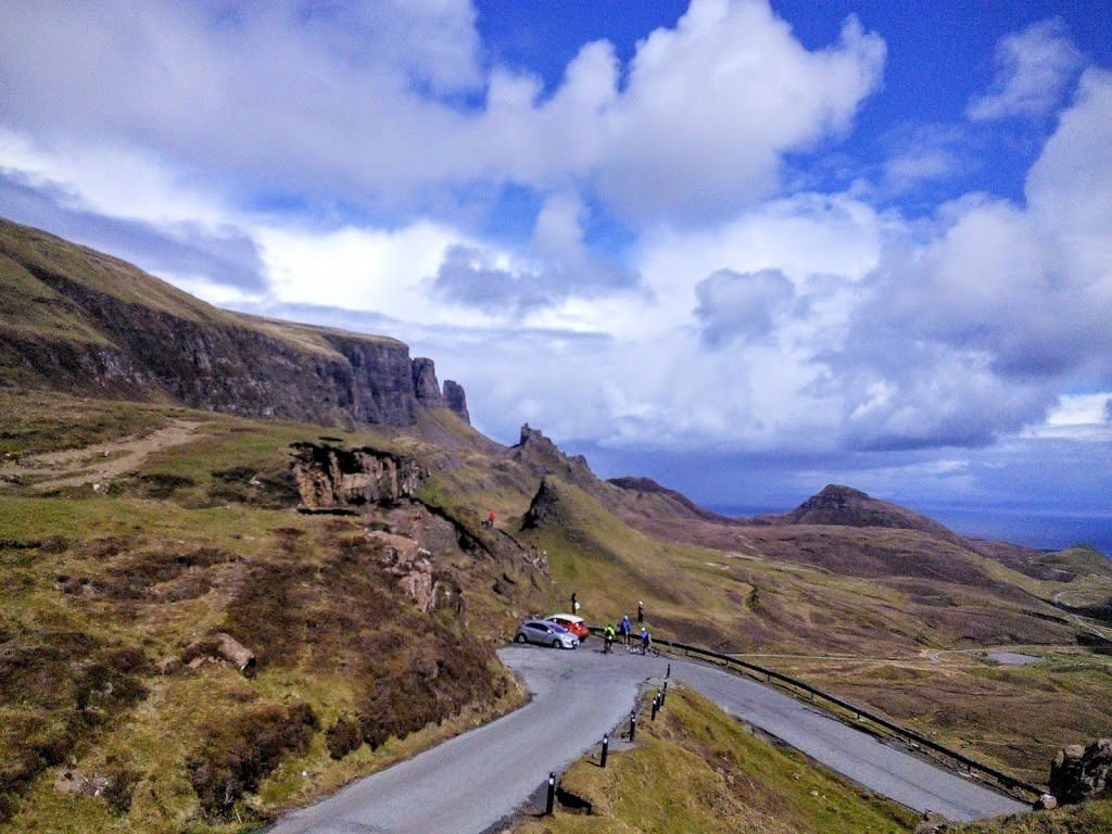 The Quirang view on the Isle of Skye The Quirang view on the Isle of Skye