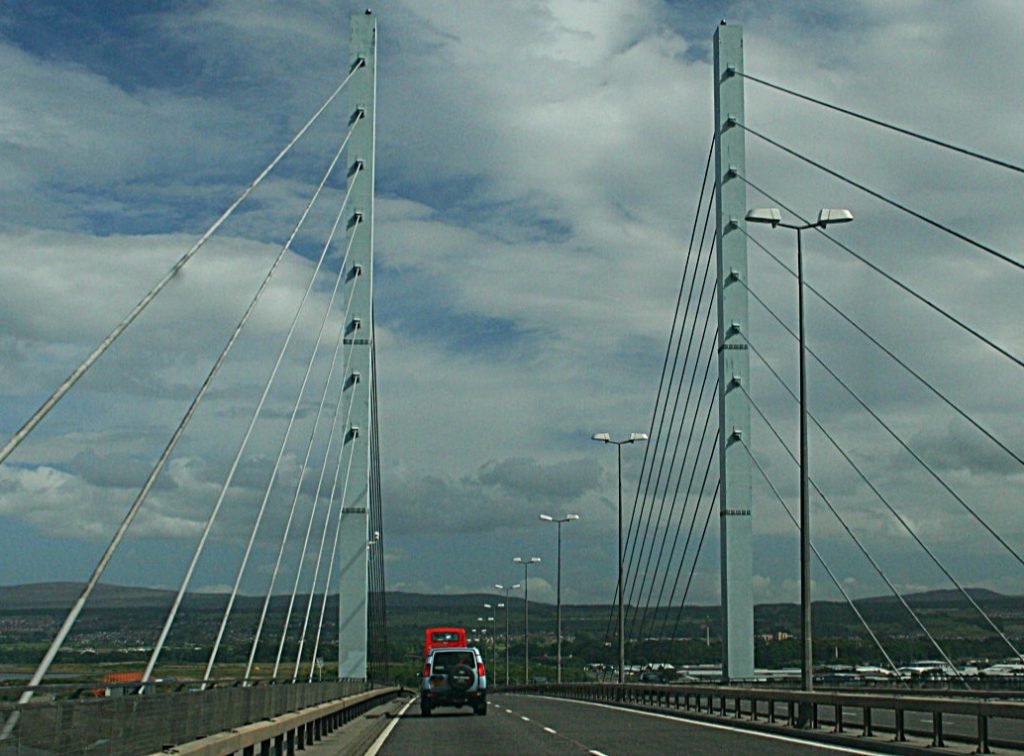 Kessock Bridge, looking towards Inverness Kessock Bridge, looking towards Inverness