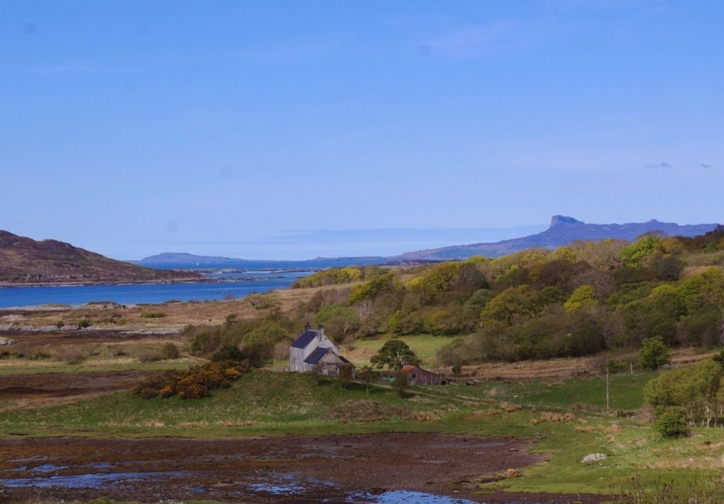 West Highland view, from Arisaig, towards Eigg West Highland view, from Arisaig, towards Eigg