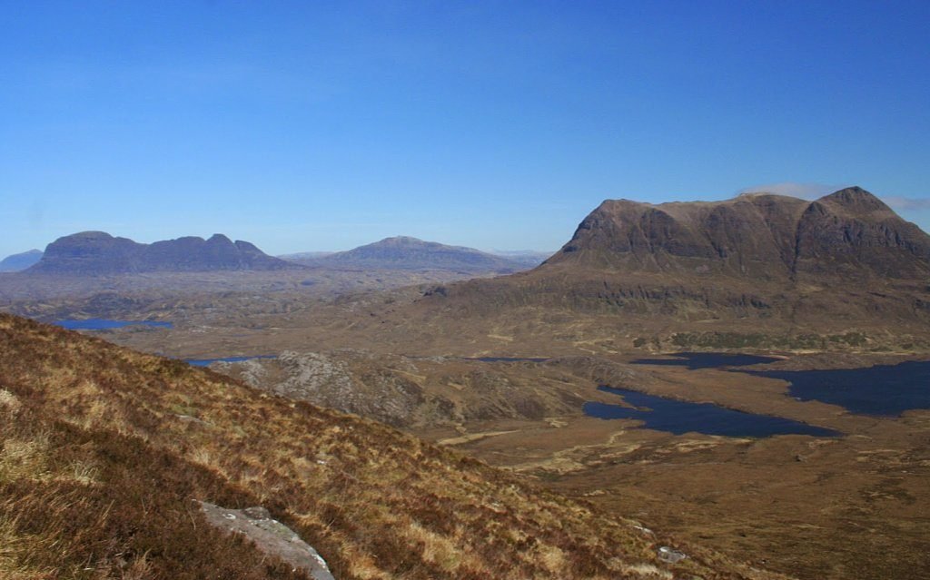 View from the Stac Pollaidh path View from the Stac Pollaidh path