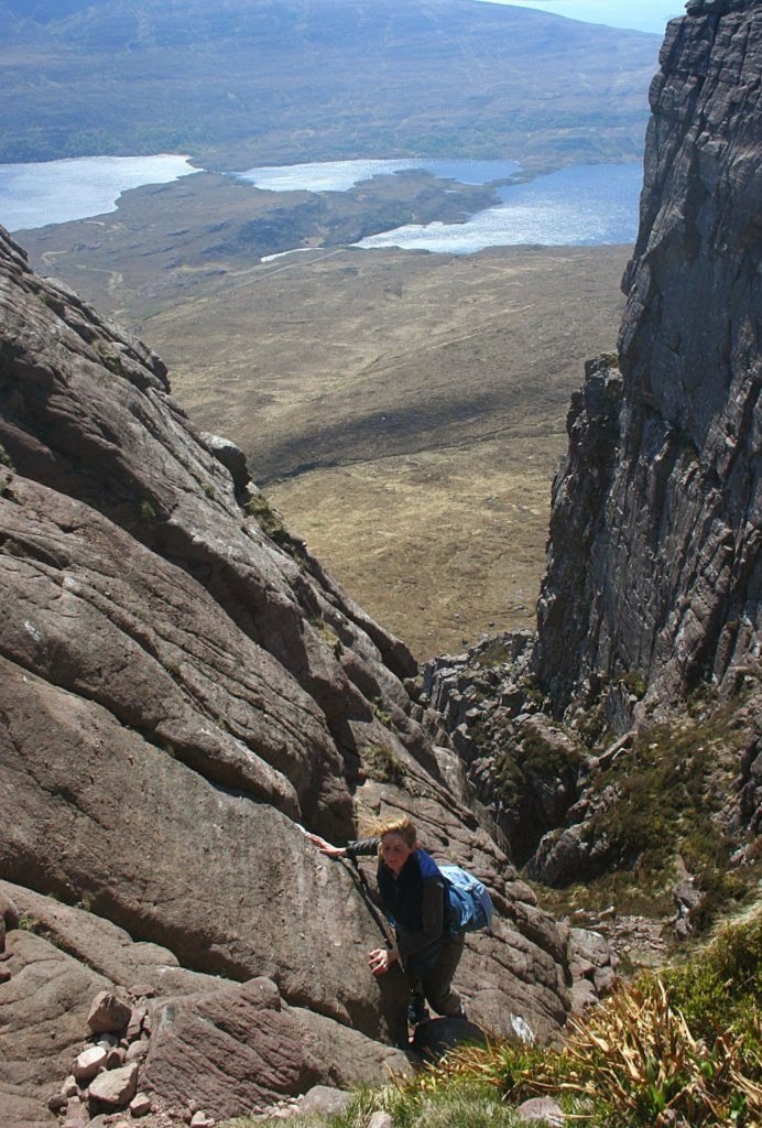 Stac Pollaidh scramble Stac Pollaidh scramble