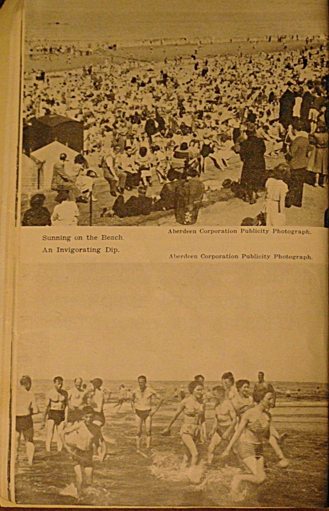 Beach scene, Aberdeen 1950 Beach scene, Aberdeen 1950