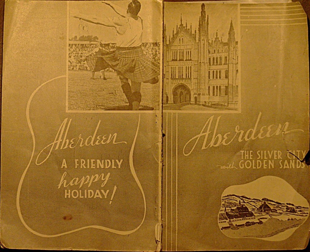 Aberdeen 1950 guide - front and back covers Aberdeen 1950 guide - front and back covers