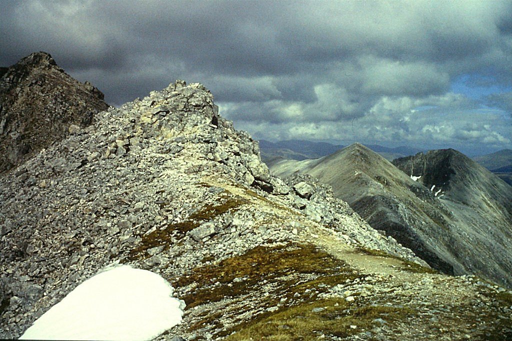 Summit ridge of Beinn Eighe