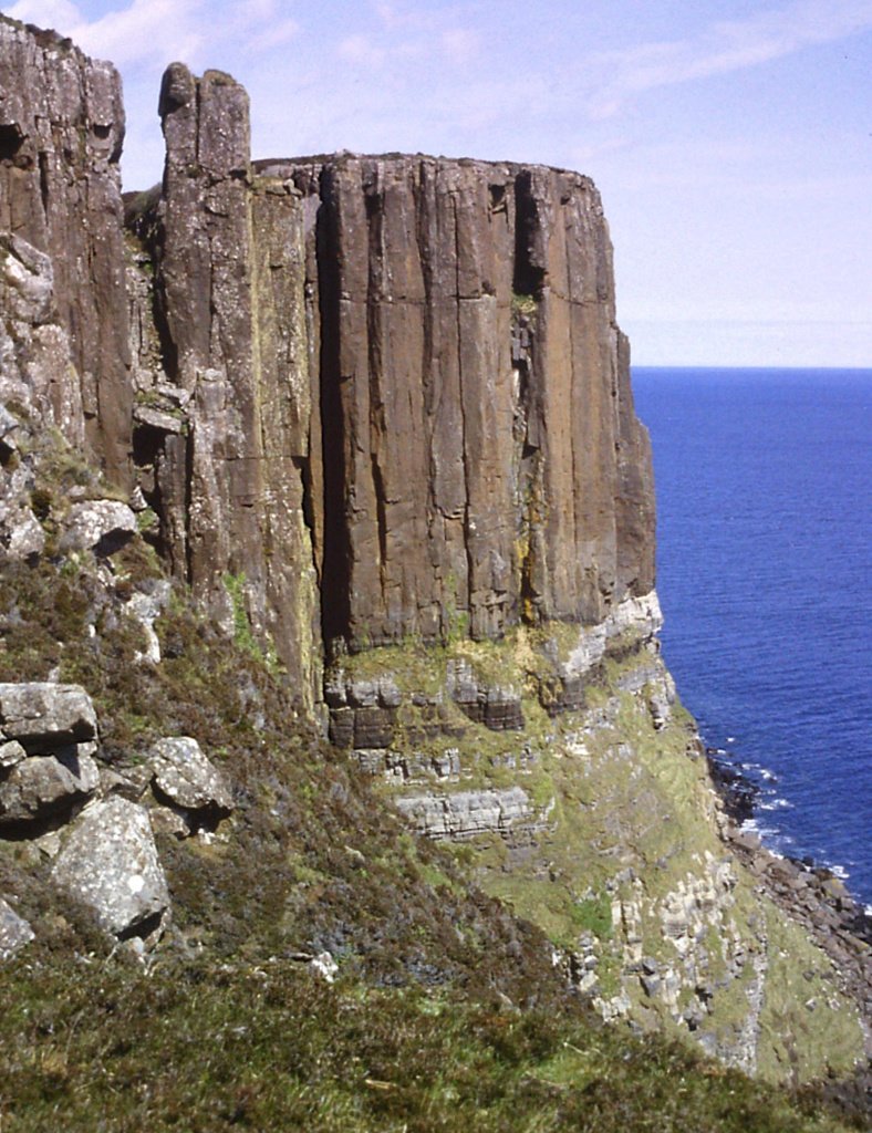 Kilt Rock, Skye, close up, before viewing platform built.