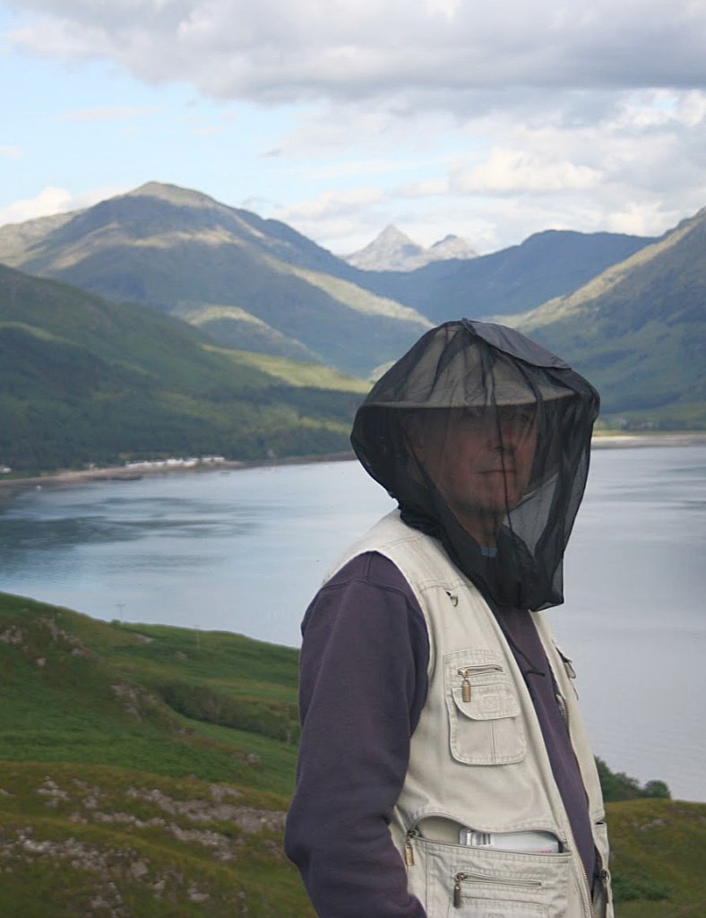 Midges in Scotland can be thwarted by the right gear!